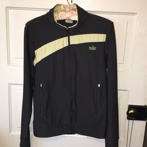 Precious lemon yellow and gray Nike zip up jacket